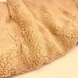 Tela de Piel Teddy Color Camel | Telas Lobo