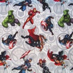 Tela de Marvel Avengers Superhéroes en acción | Telas Lobo