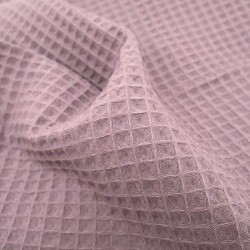 Tela nido de Abeja Lavanda Pastel | Telas Lobo
