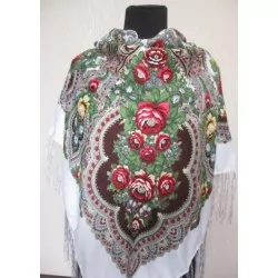 Rose Rosse Shawl  Clear