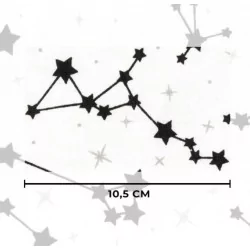 Constelacione d algodó d tel d tel | Telas Lobo