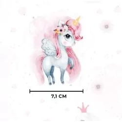 Tel d Unicorni Cisn Fond Blanc | Telas Lobo