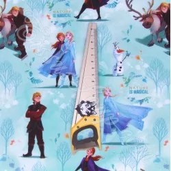 Tela Frozen Elsa Anna y Kristoff Disney | Telas Lobo
