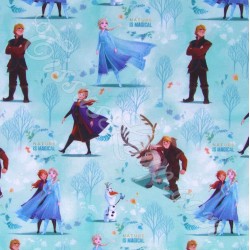 Tela Frozen Elsa Anna y Kristoff Disney | Telas Lobo