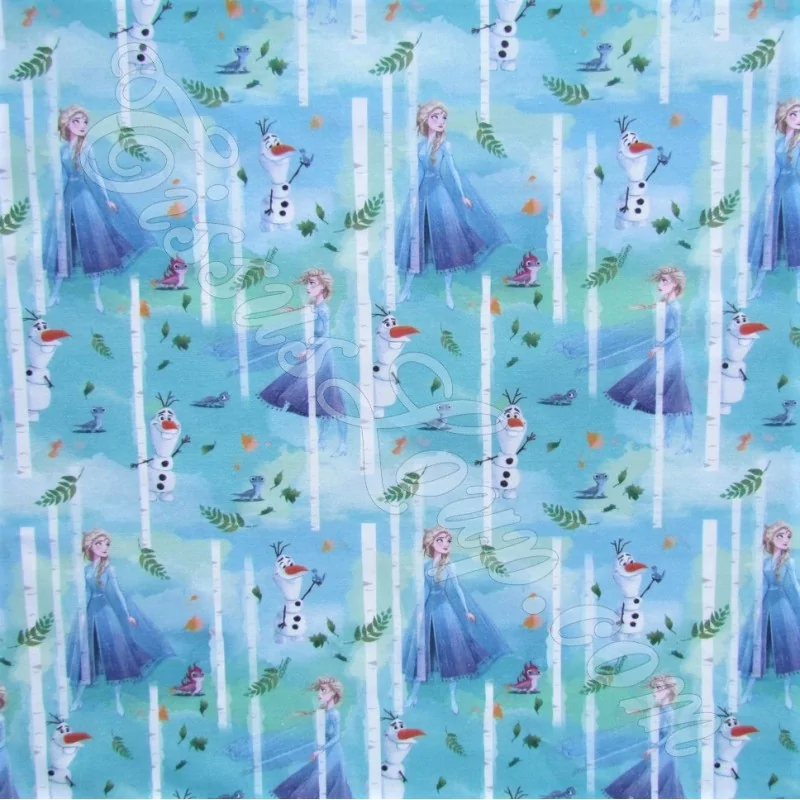 Tela Disney Frozen Elsa y Olaf | Telas Lobo
