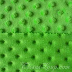 Tela Minky Verde Loro | Telas Lobo