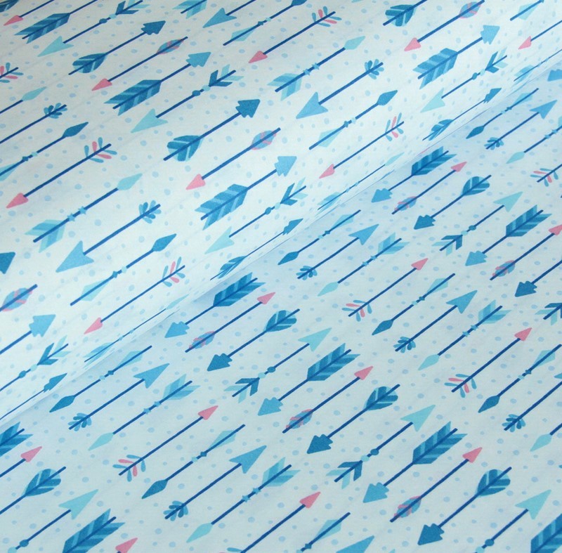 Tejido Flechas azules — 1