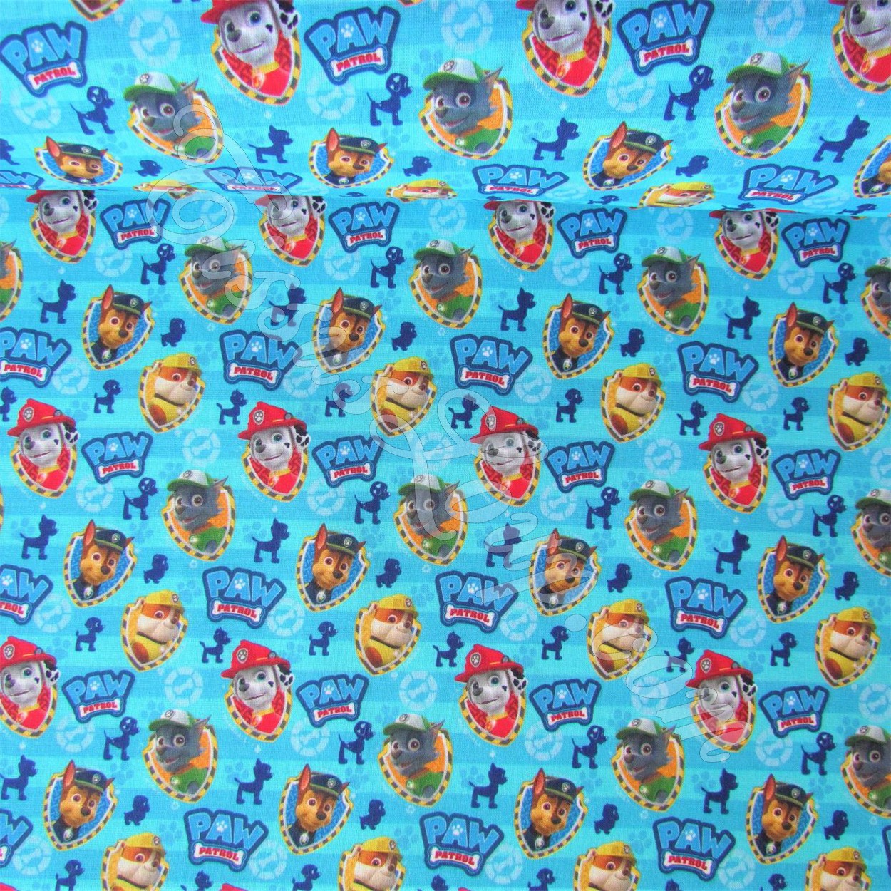 Tela Paw Patrol Fondo Azul — 4