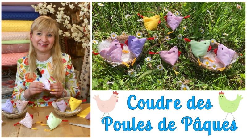 Tutorial de costura Gallinas de Pascua