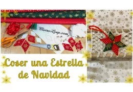 Tutorial de costura Estrella de Navidad